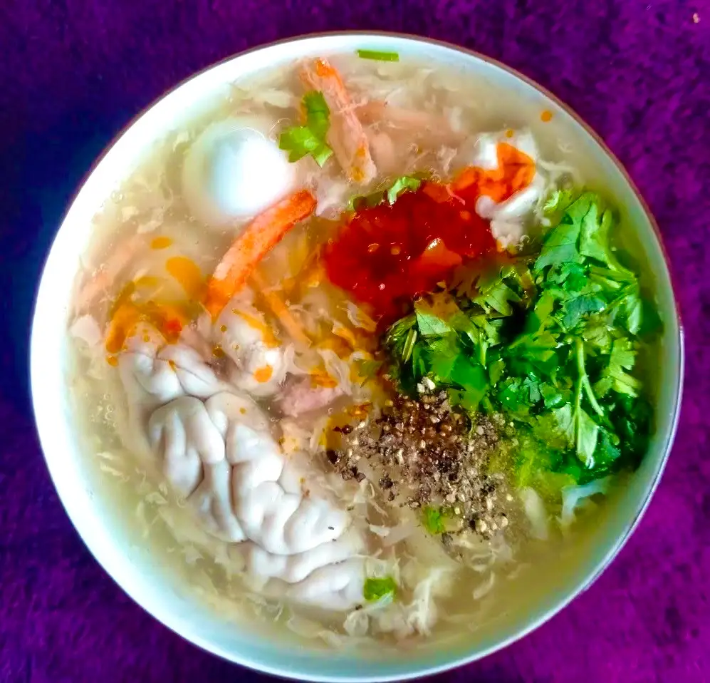Hình ảnh Súp cua + 1 bộ óc heo 
