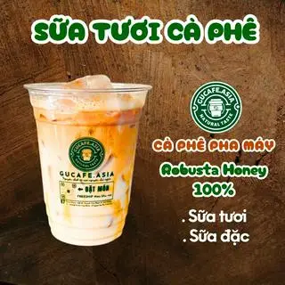 Hình ảnh Gucafe - Sữa Tươi Cà Phê - Fresh Milk Coffee (Size M - 500ml)