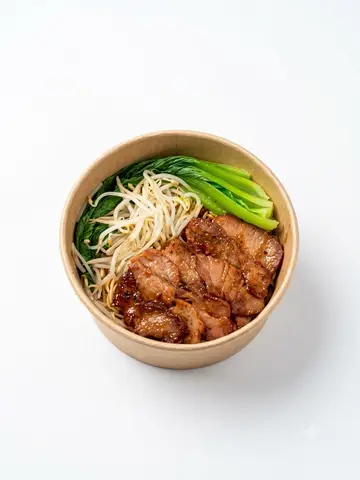 Hình ảnh Mì trộn xá xíu