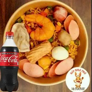 Hình ảnh Mì Trộn Thập Cẩm Nhiều Mì + Coca 