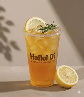 Hình ảnh Trà nguyên lá chanh vàng/ Lemon oolong tea