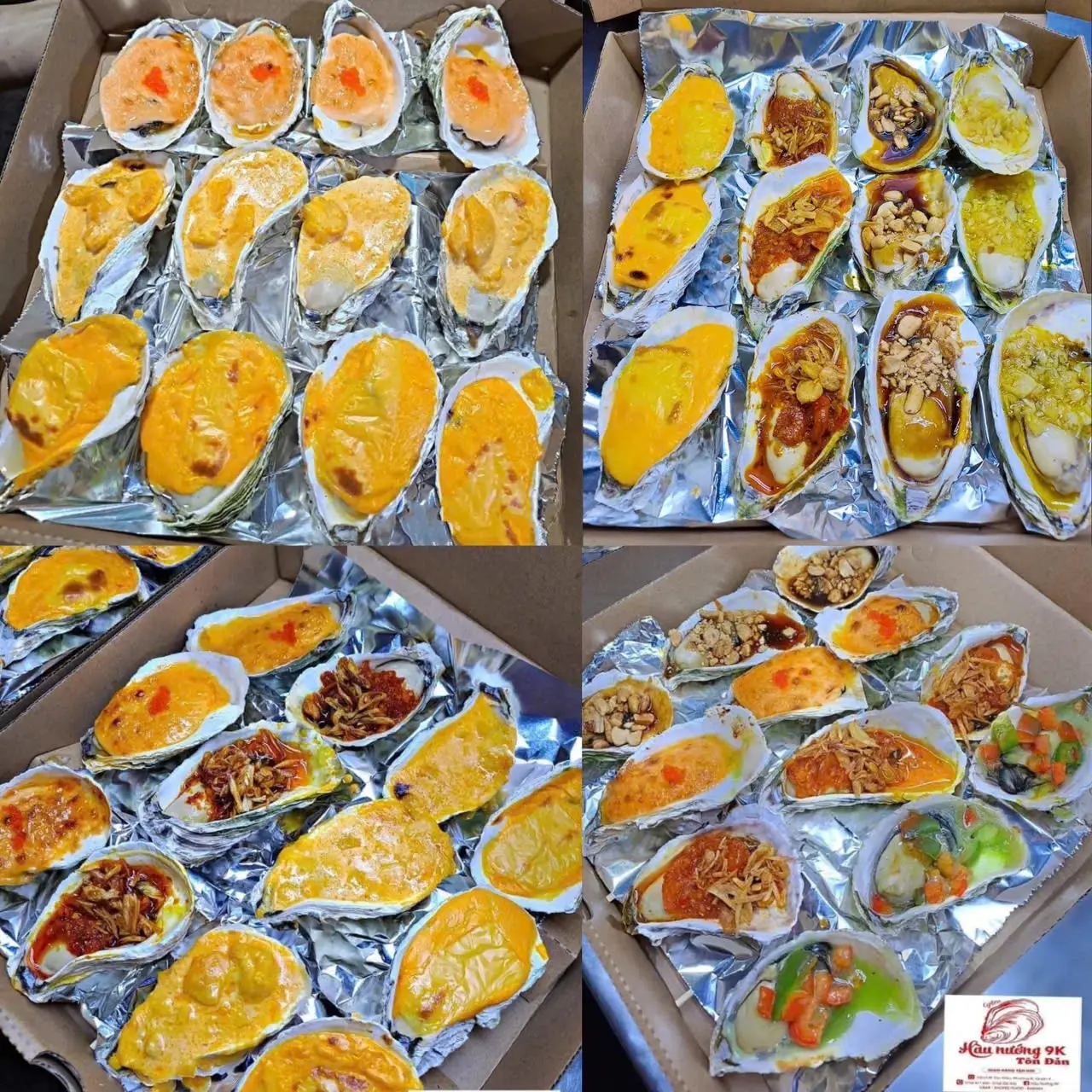 Hình ảnh Set 12 hàu Nhật nướng 4 vị tự chọn 