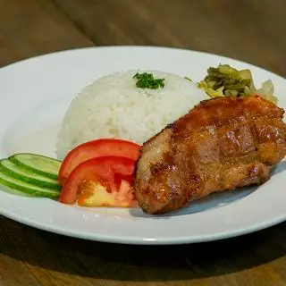 Hình ảnh Cơm Ba rọi sườn sụn
