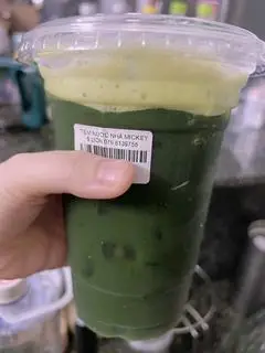 Hình ảnh Rau má nguyên chất ( ly khổng lồ )
