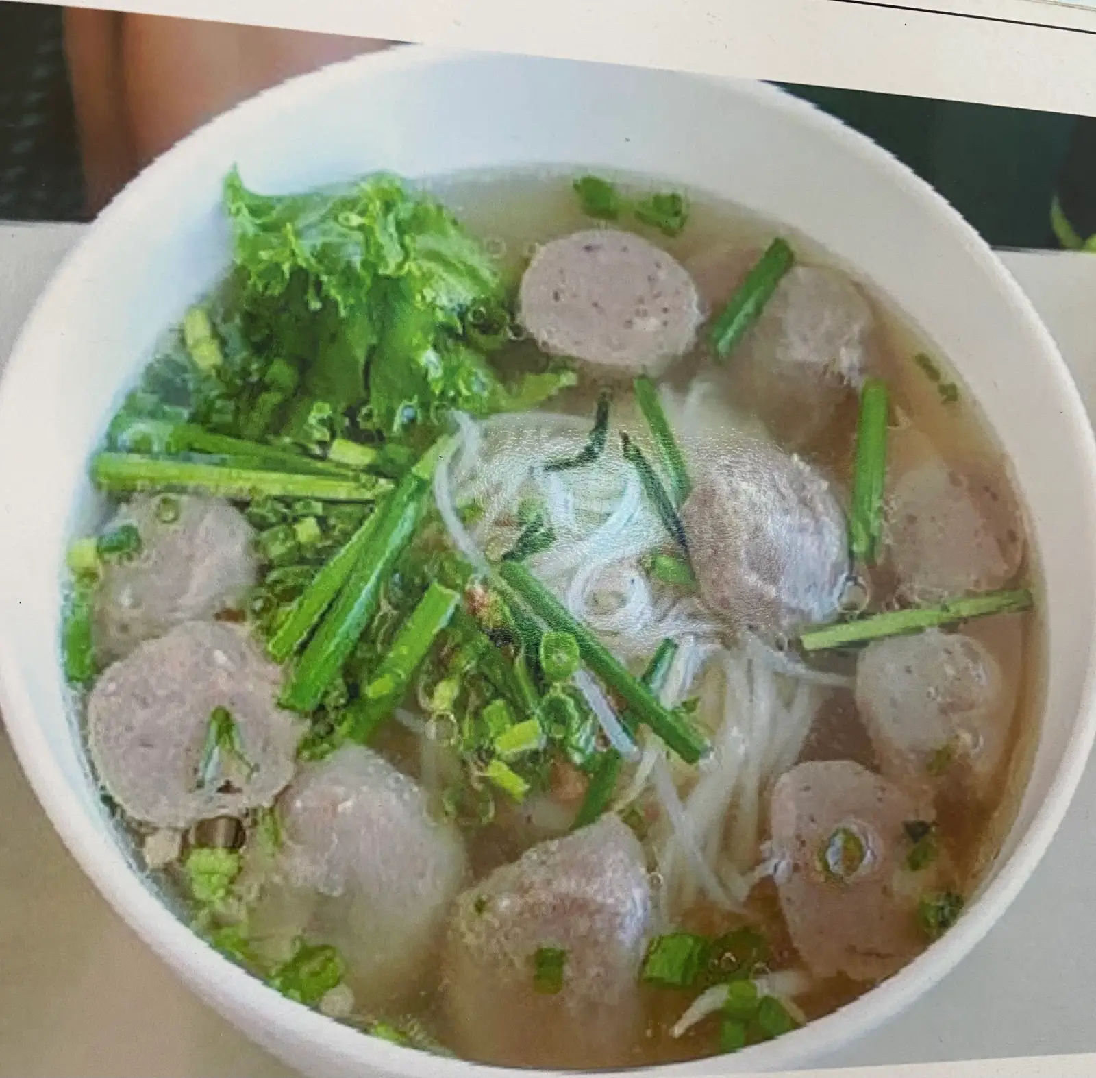 Hình ảnh phở bò viên 