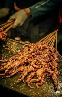 Hình ảnh Râu mực nướng
