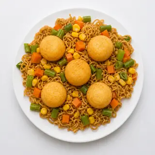 Hình ảnh Mì trộn đậu hũ phô mai 