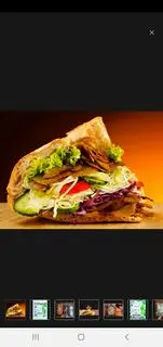 Hình ảnh Bánh mỳ pate thịt nướng 