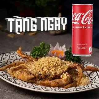 Hình ảnh Cua Lột Cháy Tỏi + Tặng Coca