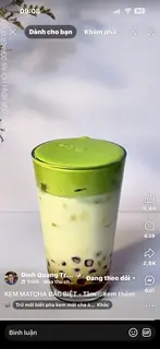 Hình ảnh Sữa chua matcha