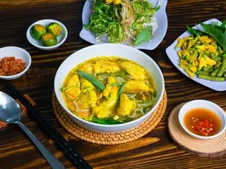 Hình ảnh Bún Thịt Cá + Trứng Cá