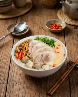 Hình ảnh Bún mọc thịt