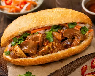 Hình ảnh bánh mì phá lấu 