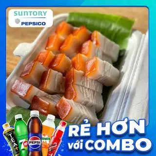 Hình ảnh Combo Cơm heo quay chay + nước ngọt