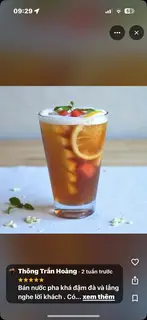 Hình ảnh Trà trái cây kem macchiato