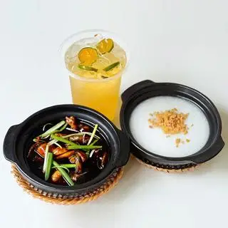 Hình ảnh Combo 2 con cháo + Trà Tắc
