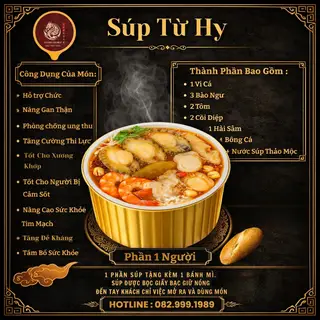 Hình ảnh Súp Vi Cá tăng đề kháng tốt cho xương khớp