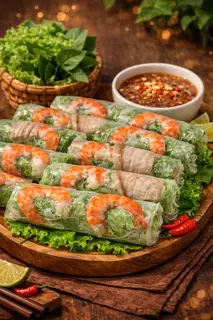 Hình ảnh Gỏi cuốn siêu tôm 
