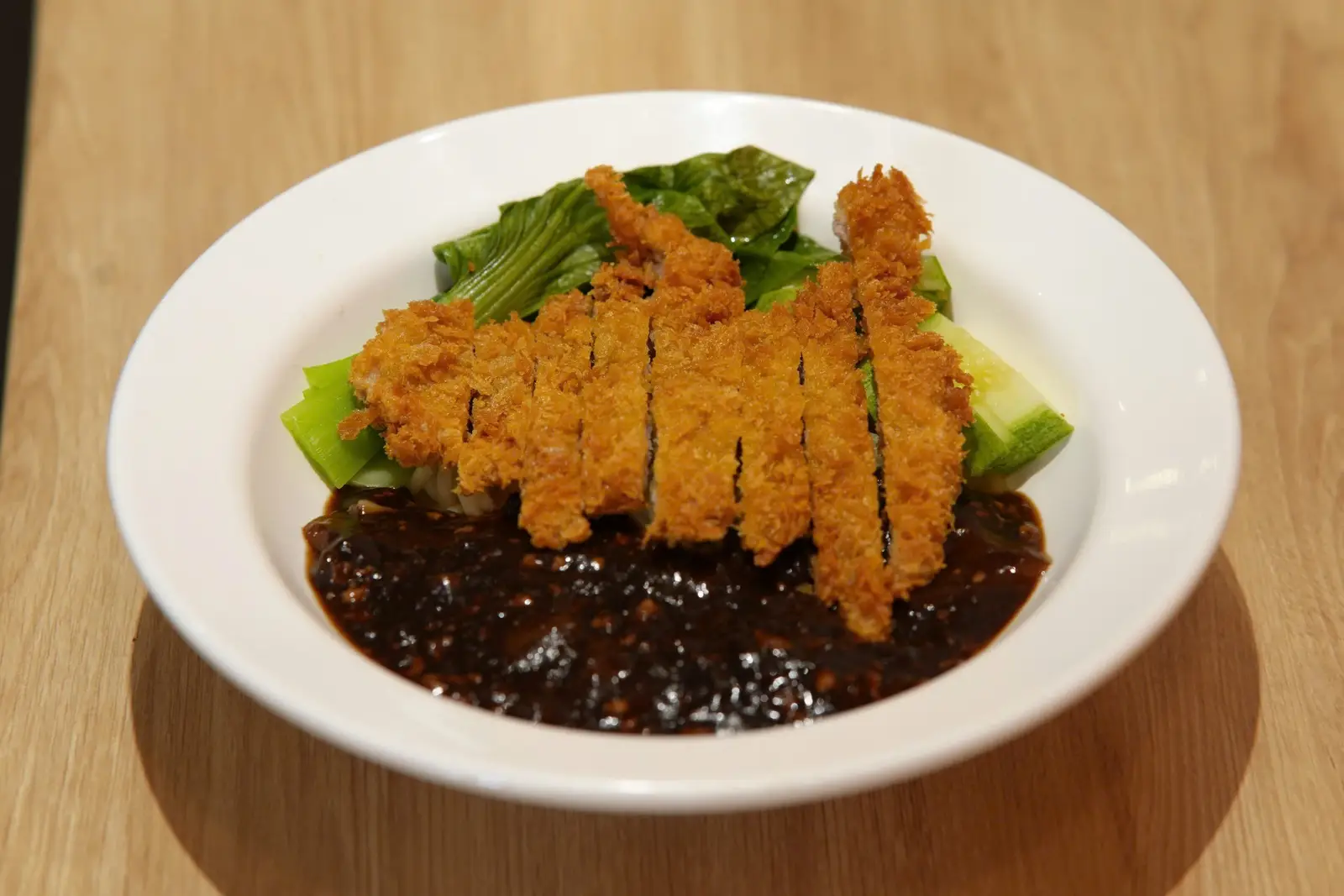 Hình ảnh Jajangmen katsu - Mì ramen tương đen tonkatsu