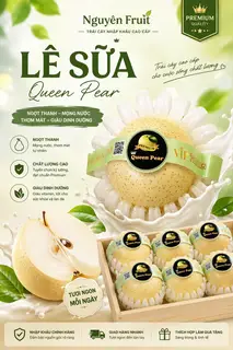 Hình ảnh LÊ SỮA QUEEN PEAR GIÒN NGỌT SIÊU VIP - 1 trái