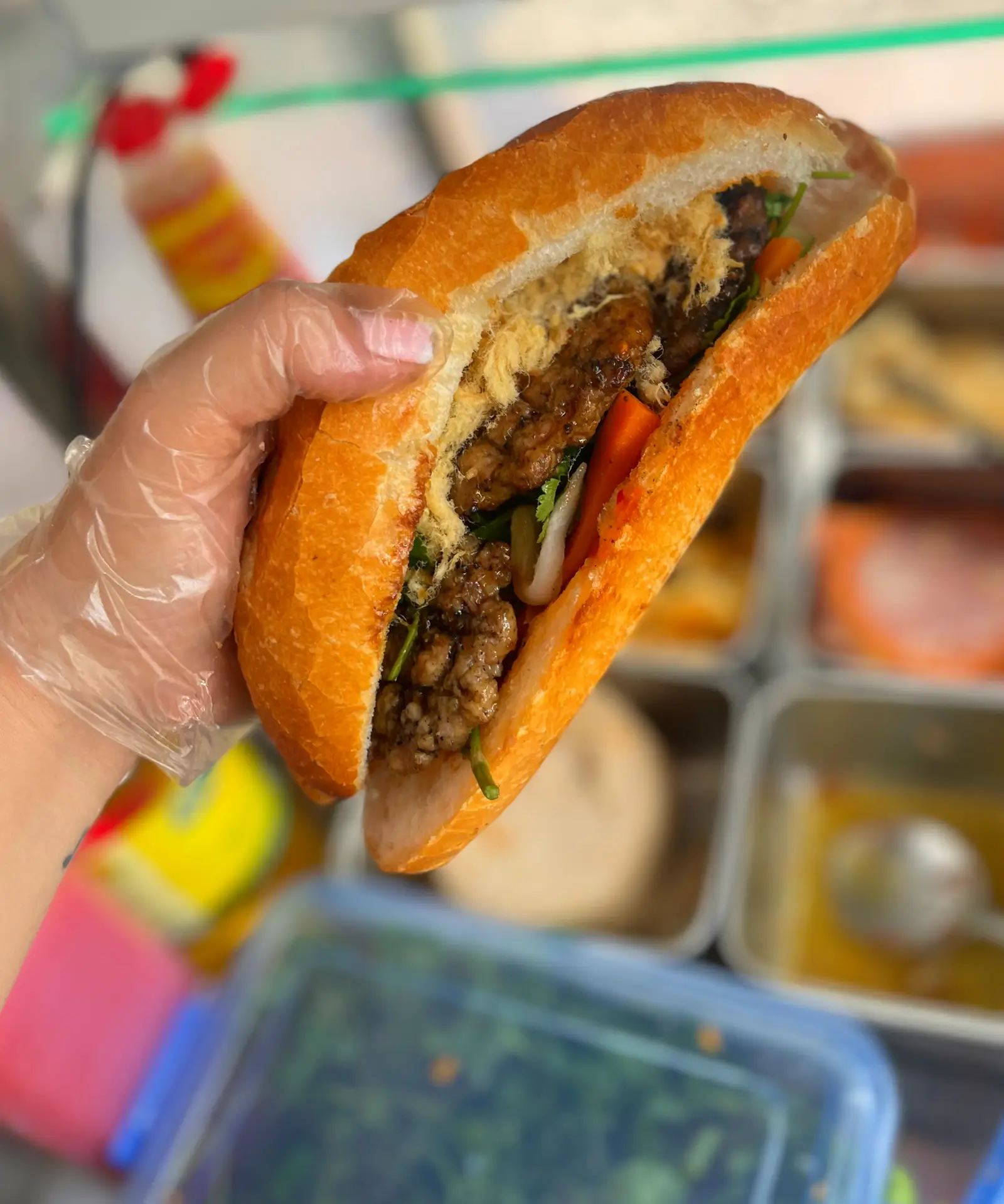 Hình ảnh Bánh mì thịt nướng