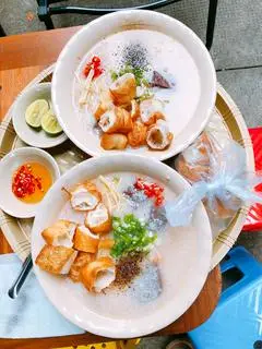 Hình ảnh Cháo mực - không da heo