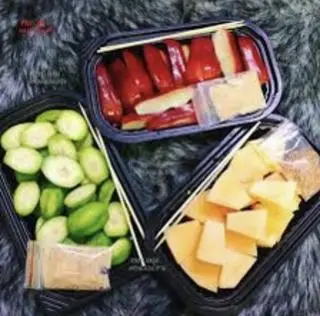 Hình ảnh combo 3 hộp mậm an Phước + cóc+ dưa lưới+ muối tôm 