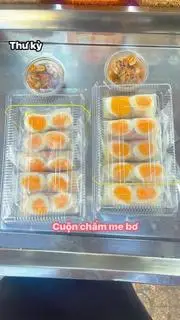 Hình ảnh Bánh tráng cuộn chấm me bơ