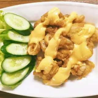 Hình ảnh Mực Chiên Giòn Sốt Phô Mai
