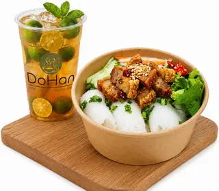 Hình ảnh BÁNH HỎI HEO QUAY CHAY (Phần Lớn) + Tặng TRÀ TẮC