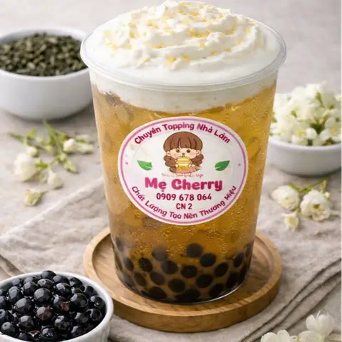 Hình ảnh Trà lài kem cheese+trân châu 