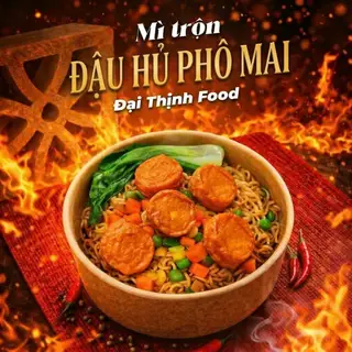 Hình ảnh Mì trộn - đậu hũ phô mai