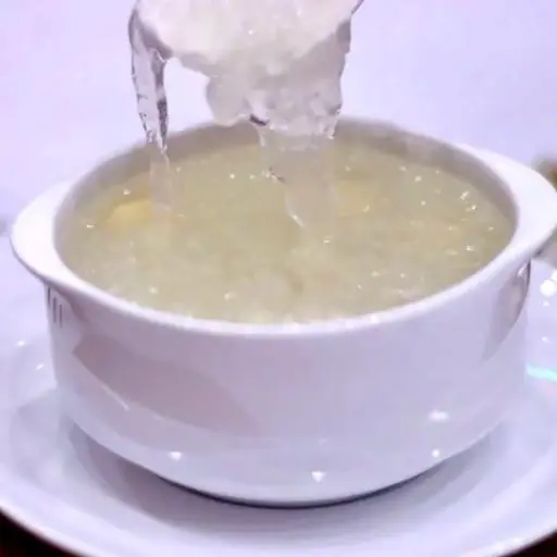 Hình ảnh Tổ yến chưng đường ăn kiêng - táo đỏ hạt sen - thố vừa