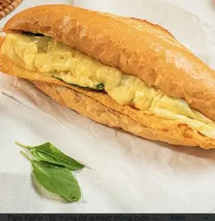 Hình ảnh bánh mỳ trứng pate