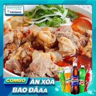 Hình ảnh Combo bún bò tái nạm gân - pepsi