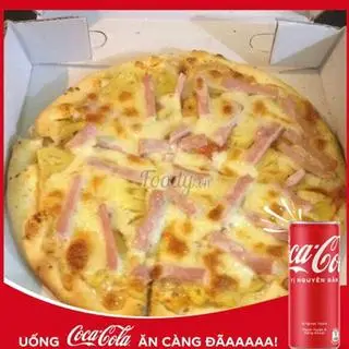 Hình ảnh Pizza Haiwaiin 26cm - 1 Coca Lon