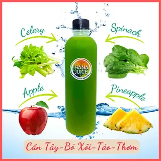 Hình ảnh Detox Cần Tây-Bó Xôi-Táo-Thơm (Super Detox) Nên Thử