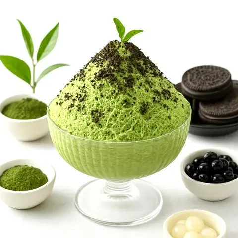 Hình ảnh Bingsu matcha oreo