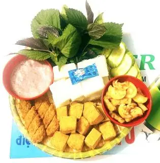 Hình ảnh Bún đậu nem chua rán