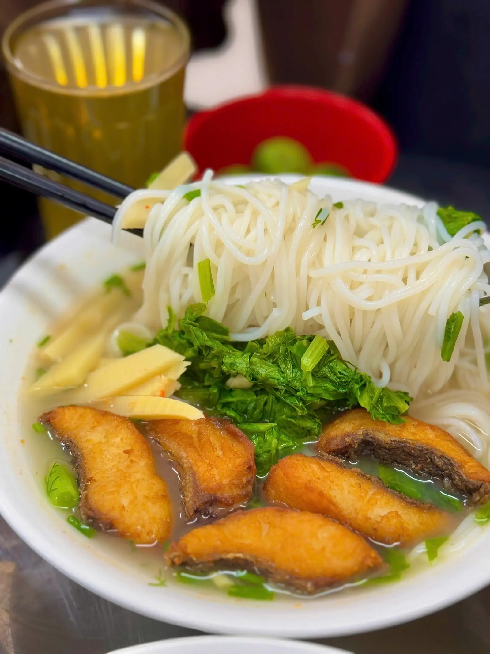 Hình ảnh Bánh Đa Đỏ - Cá Chiên Sạch Xương