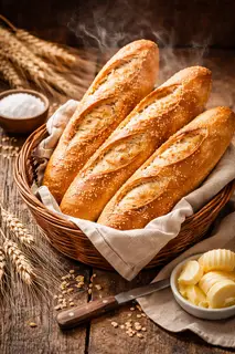 Hình ảnh bánh mì ăn kèm