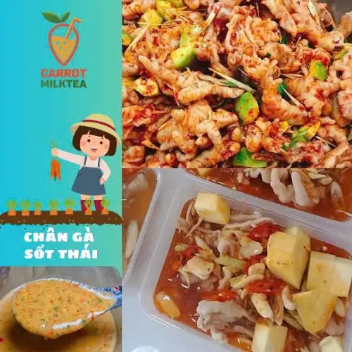 Hình ảnh Chân gà sốt Thái - phần trung
