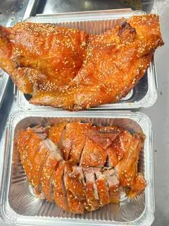 Hình ảnh vịt quay tì bà da giòn 1 con