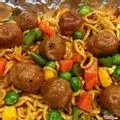 Hình ảnh Mì Indomie mix viên tổng hợp