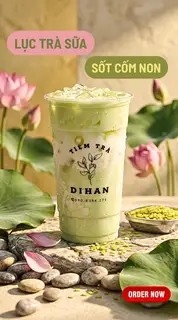 Hình ảnh Lục Trà Sữa Sốt Cốm Non (New)