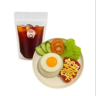 Hình ảnh Combo cơm gà viên mix 2 sốt + Trứng