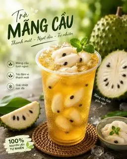 Hình ảnh Trà Mãng Cầu
