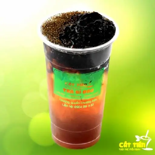 Hình ảnh Trà bí đao hạt chia thạch sương sáo