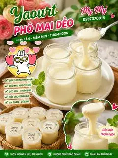 Hình ảnh Yaourt phô mai - hũ