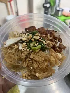 Hình ảnh bún bì thịt nướng